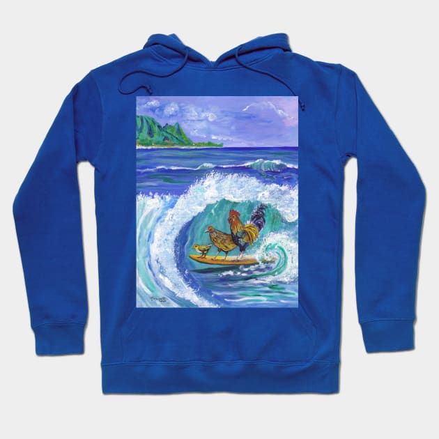 Surf's Up Hoodie by KauaiArtist